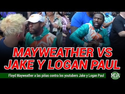 ESCÁNDALO TOTAL: Floyd MAYWHEATHER se AGARRÓ a las PIÑAS con los youtubers JAKE y LOGAN PAUL