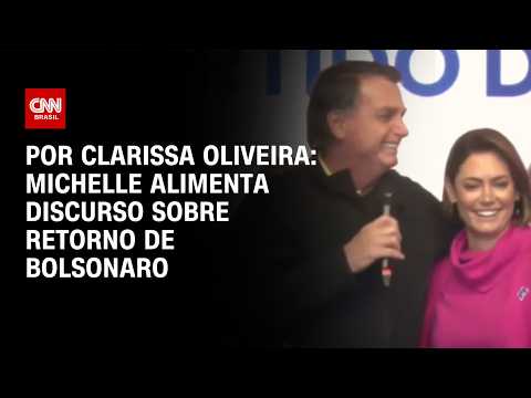 Entenda como Michelle se posiciona entre Flávio e o discurso de retorno de Bolsonaro | LIVE CNN
