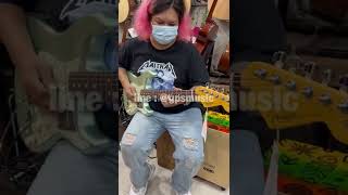 Video thumbnail for Fender American Professional II Stratocaster Mystic Surf Green by MIGALE GPS MUSIC