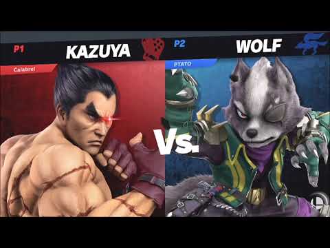 Calabrel (Kazuya) vs DarkP0tat0 (Wolf) 3 - Smash Ultimate 12.0.0