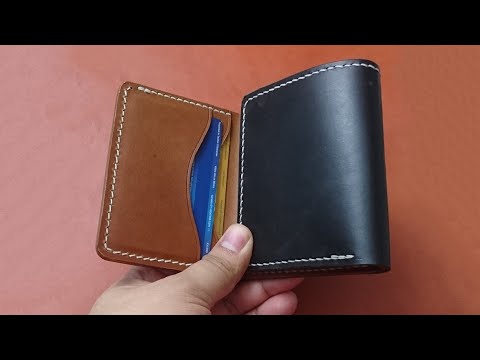 Making a Trifold wallet [FREE Pattern] + 3d Configurator [Leathercraft]