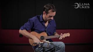 Video thumbnail for High Tide Exotic Mahogany Tenor Ukulele by Luna Ukes by Luna Guitars