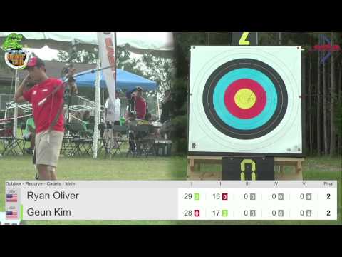 2015 Gator Cup Gold Recurve Cadet Male Ryan Oliver VS Geun Kim