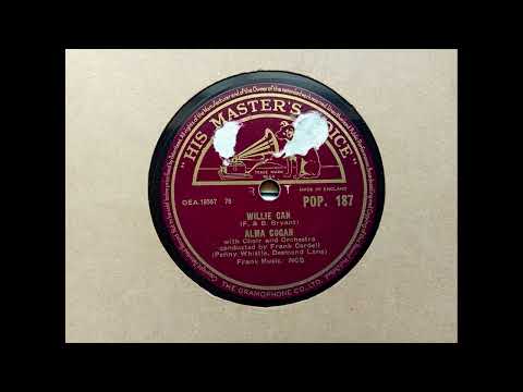Alma Cogan - Willie Can (1956 HMV POP.187 b-side) 78rpm rip
