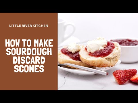 How to make sourdough discard scones