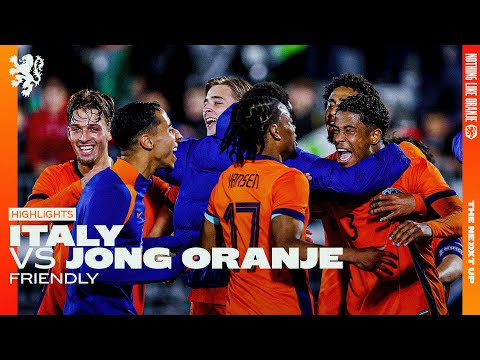 EXTRA TIME WINNER with nine men! 🔥😮‍💨 | Highlights Italy - Jong Oranje