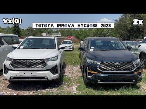 New Toyota Innova Hycross Hybrid Vx(O) vs ZX 2023 🔥 Most Detailed Comparison!