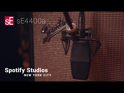 The sE4400a: Spotify Studios and sE Electronics