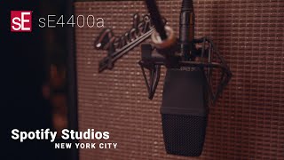 Video thumbnail for The sE4400a: Spotify Studios and sE Electronics by sE Electronics