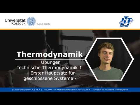 Der 1. Hauptsatz der Thermodynamik für geschlossene Systeme