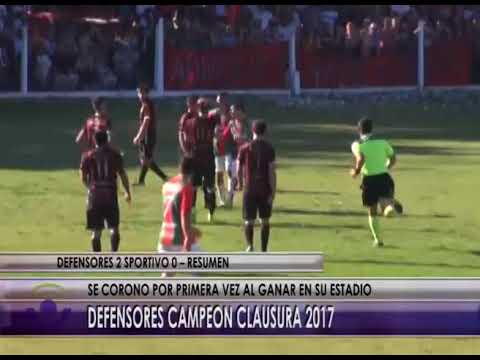 11 12 17   RESUMEN FINAL LIGA CAÑADENSE DEFENSORES 2 SPORTIVO 0