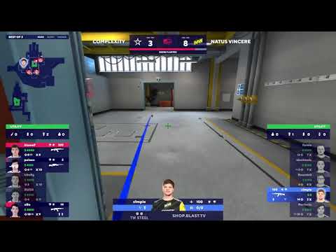 s1mple 1v3 nuke clutch vs COMPLEXITY