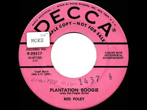 1955 Red Foley - Plantation Boogie