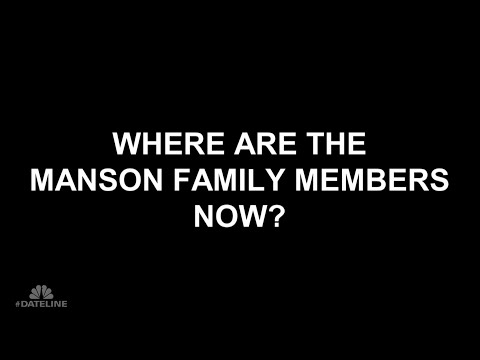Where Are the Manson Family Members Now? | Dateline NBC