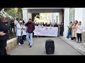 Manifestations de la coordination syndicale à Tétouan pour exhorter le ministère de la Santé à respecter les résultats de ses réunions et engagements précédents (vidéo)
