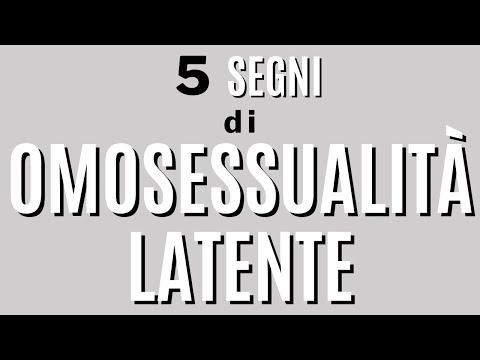 5 signs of latent homosexuality
