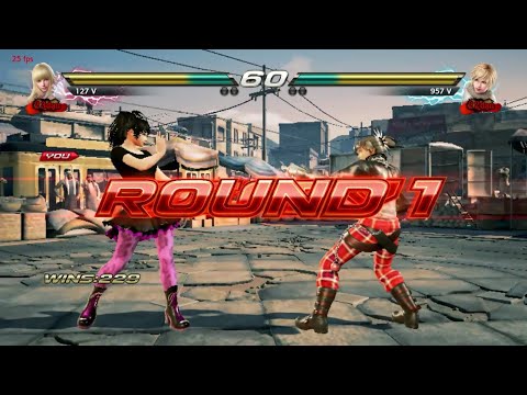 388 Lili Rochefort bk ​VS Leo - Tekken 7 ( Uchiha x24 ) Gameplay PC
