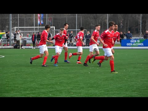 Tweede helft vv DOVO JO17-1 - vv Hooglanderveen JO17-1