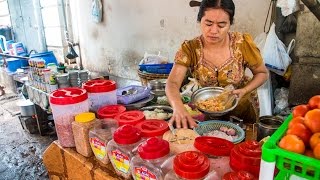 Lahpet Thoke - Eating BURMESE TEA LEAF Salad on the Streets of Yangon, Myanmar! - YouTube