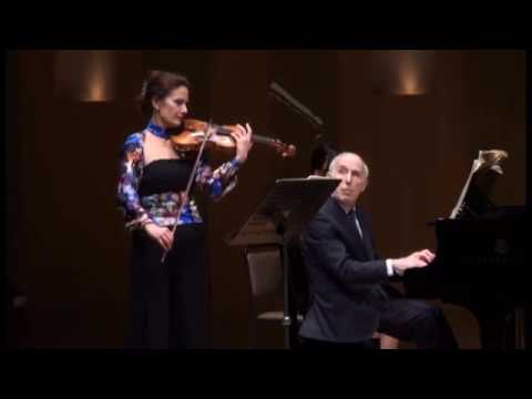Ravel Sonate violin & piano 1/3 (Sandrine Cantoreggi & Bruno Canino) Hakuju Hall Tokyo 2018