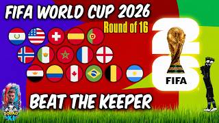 BEAT THE KEEPER | Marble Race Tournament | Fifa World Cup 2026  Football!