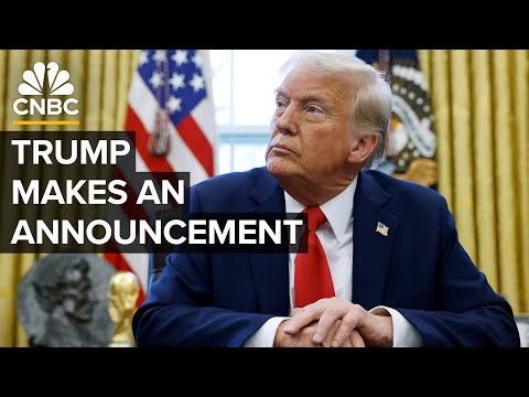 President Trump makes an announcement at the White House — 10/23/2025