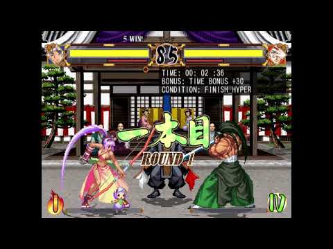 Samurai Shodown VI (PS4) | Mina Majikina Survival Playthrough (11/19/20) p.1