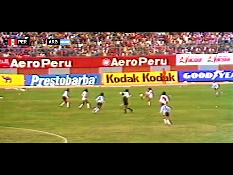 Dominaditas de Cueto ante Argentina, Lima Eliminatorias México '86  ( Partido Completo )