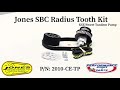 Jones SBC Radius Tooth WP & TP Pulley Kit (6000-7000 RPM)