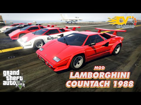 GTA 5 - Hướng dẫn mod xe Lamborghini Countach 1988