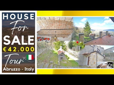 Abruzzo, Property for sale in Italy with TERRACE and GARDEN, habitable home in Italian town near sea