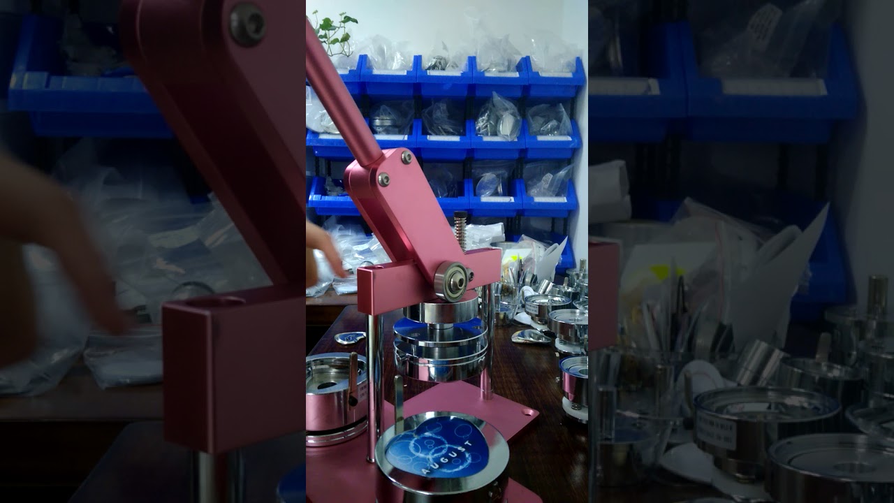 Heart Shape Button Making