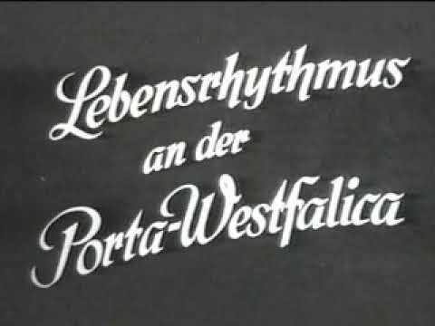 Lebensrhytmus an der Porta Westfalica und Minden. Eine schöne alte Aufnahme