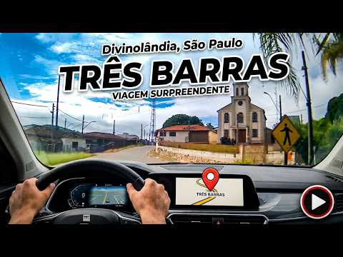 PASSANDO DE CARRO POR TRÊS BARRAS - DIVINOLÂNDIA-SP