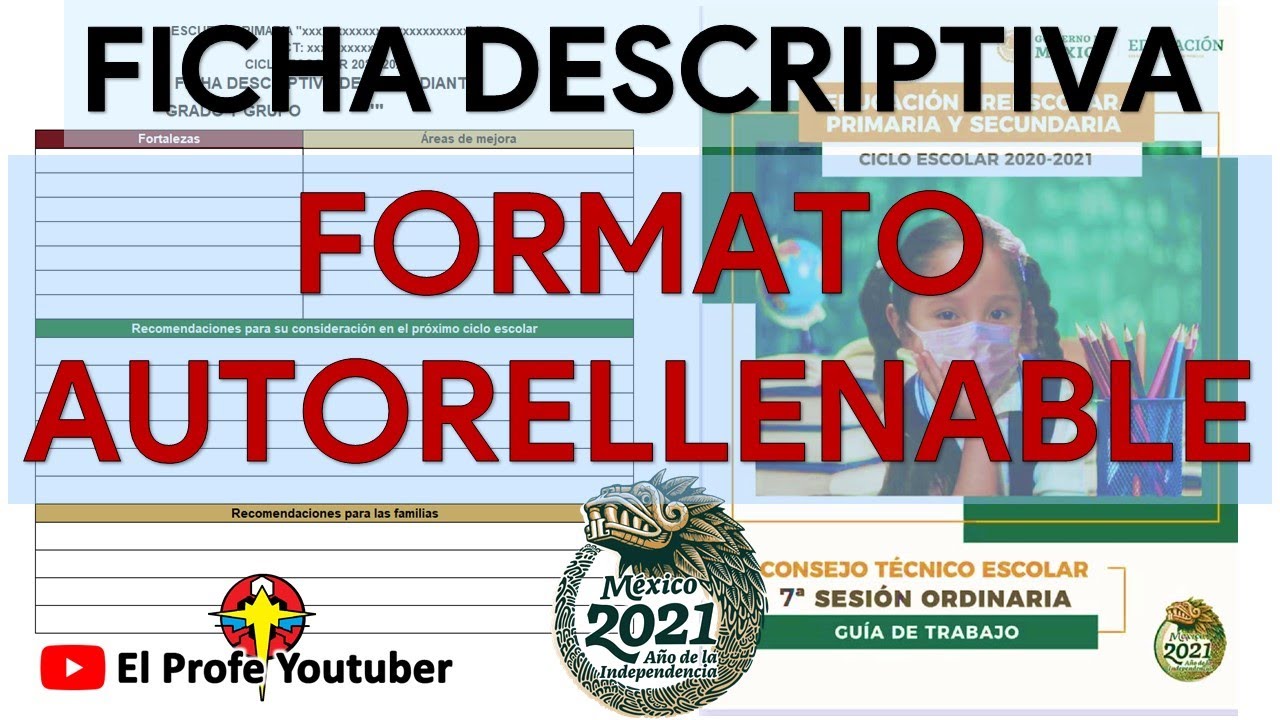 FICHA DESCRIPTIVA CTE MAYO 2021| FORMATO DE AUTOLLENADO