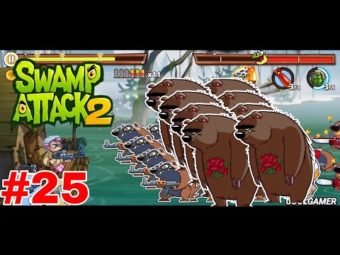 BEAR ATTACK! SWAMP ATTACK 2 GAMEPLAY#25 EPISODE 3 LEVEL 160 TO 166