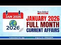 January Full Month Current Affairs 2026 Current Affairs 2026