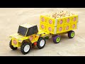 How To Make Matchbox Tractor Trolley At Home Diy Tractor Trolley Dc Motor Matchbox Tractor