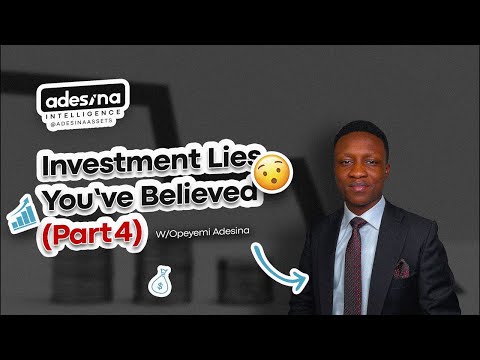 Common Investment Lies (Part 4 | ROI) | Adesina Intelligence