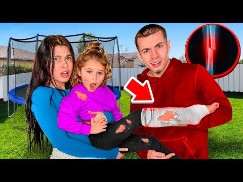 LANI’S SCARY TRAMPOLINE INJURY!!