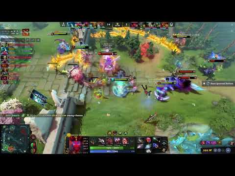 Suma1L's Queen of Pain - the perfect sonic wave angle killing 2 heroes | DreamLeague Season 20