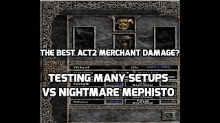 Diablo 2: The best Act 2 mercenary damage? Many setups tested!