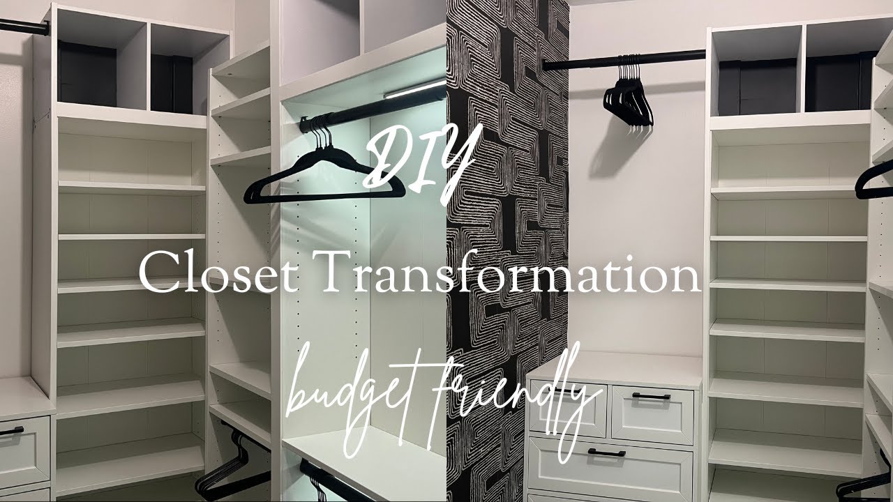 How to Transform a Small Walk-In Closet on a Budget