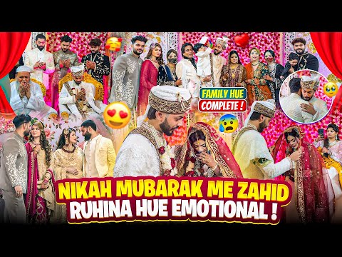 Nikah Mubarak Me Zahid Ruhina Hue Emotional 🥲| Doodh Pilai Rasam | Fokats | Abresh & Zeeshan