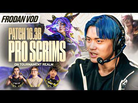 16.3B Pro Scrims on Tournament Realm Ft. Wasianiverson, Dishsoap, & Prestivent! | Frodan Set 16 VOD