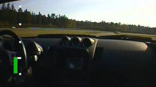 preview picture of video 'Premiere sortie avec ma nouvelle 350Z sur le circuit de Dreux Bois Guyon'
