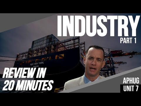 Industry with Forrest Gump (Part 1 ) | AP Human Geography Unit 7 Review in 20 minutes