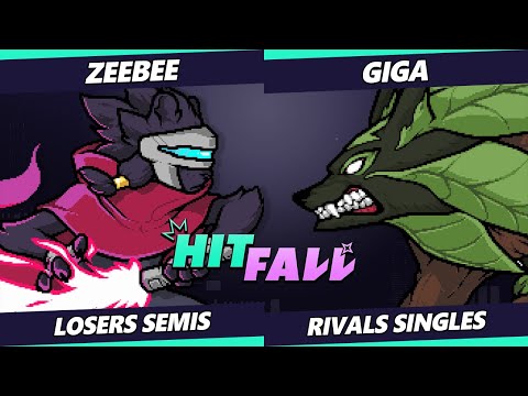 Hitfall 2023 Losers Semis - ZeeBee (Clairen, Mollo) Vs. Giga (Sylvanos) Rivals of Aether - RoA