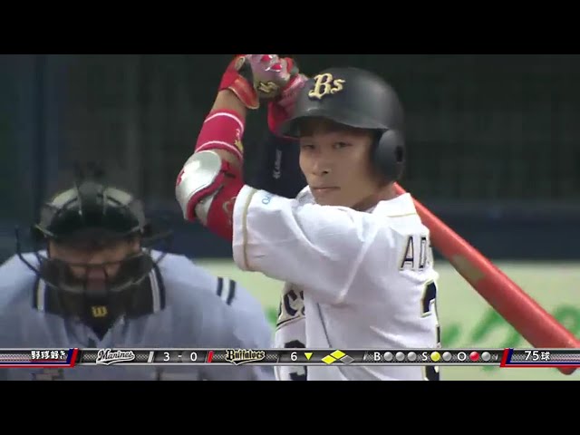 【6回裏】バファローズ・安達 猛打賞の大活躍!! 反撃開始のタイムリー!! 2016/7/26 Bs-M