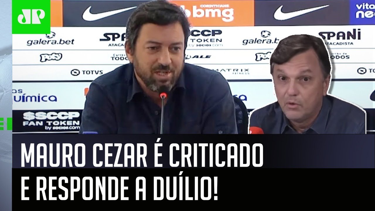 "EU NUNCA FALEI ISSO!" Mauro Cezar RESPONDE ao presidente do Corinthians após ser CRITICADO!